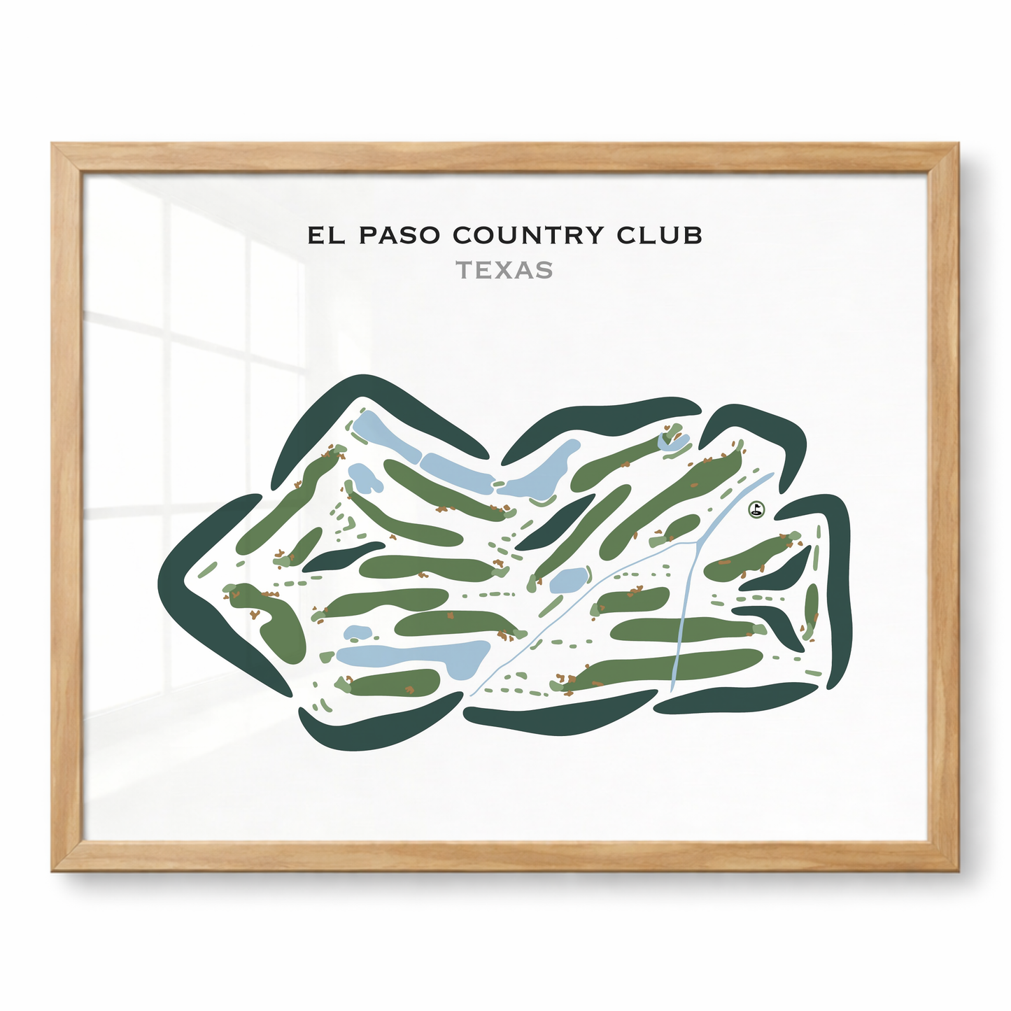 El Paso Country Club, Texas - Printed Golf Courses
