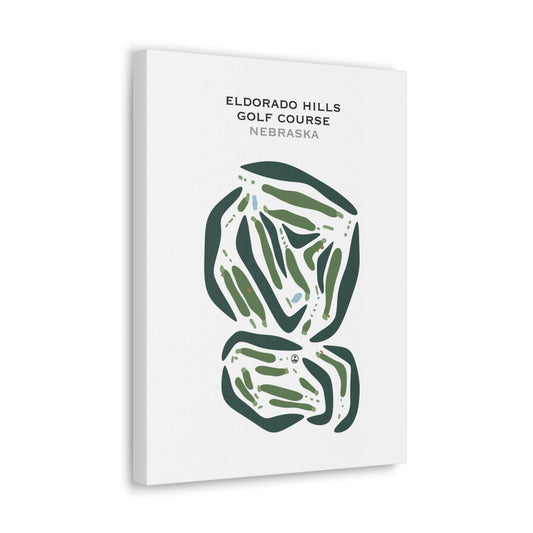 Eldorado Hills Golf Course, Nebraska - Printed Golf Courses