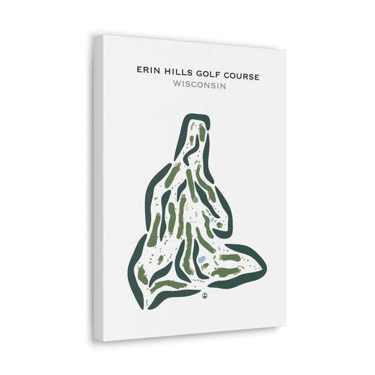 Erin Hills Golf Course, Wisconsin (Portrait) - Printed Golf Courses