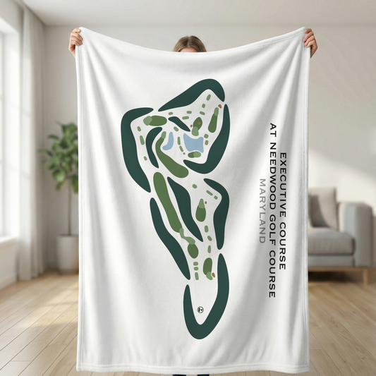 Executive Course at Needwood Golf Course, Maryland - Printed Golf Courses