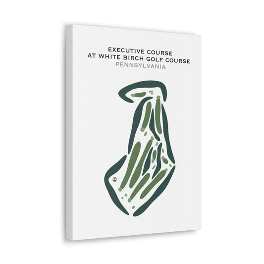 Executive Course at White Birch Golf Course, Pennsylvania - Printed Golf Courses