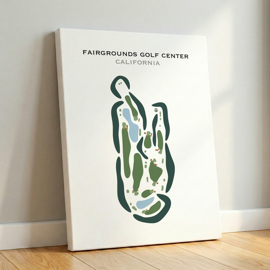 Fairgrounds Golf Center, California - Printed Golf Courses