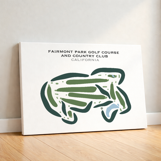 Fairmont Park Golf Course & Country Club, California - Printed Golf Courses