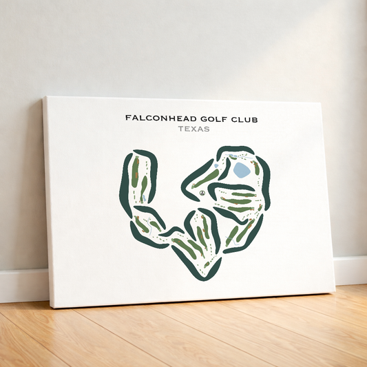 Falconhead Golf Club, Texas - Printed Golf Courses