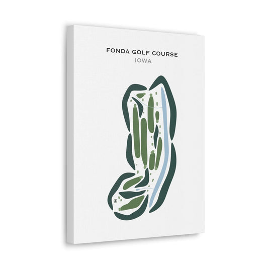 Fonda Golf Course, Iowa - Printed Golf Courses