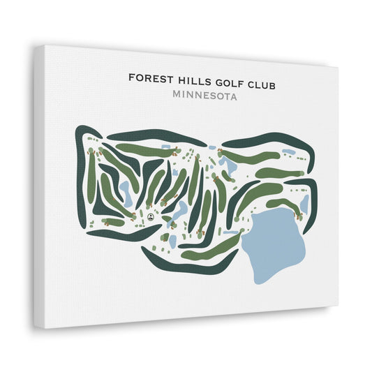 Forest Hills Golf Club, Minnesota - Printed Golf Courses