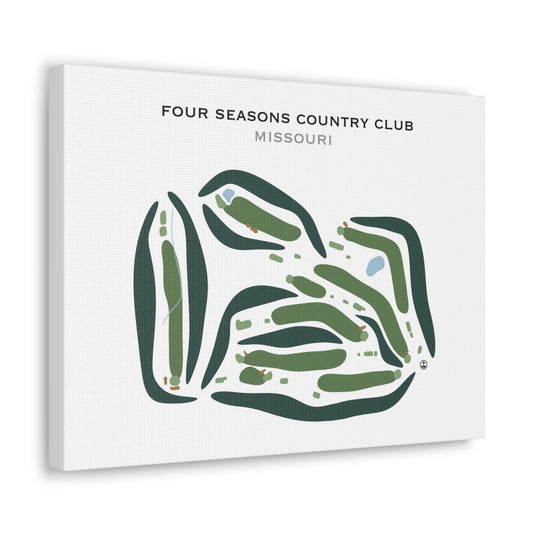 Four Seasons Country Club, Missouri - Printed Golf Courses