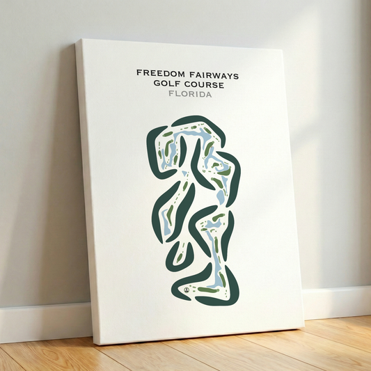 Freedom Fairways Course at Sun City Lakes Golf Club, Arizona - Printed Golf Courses