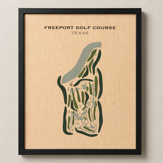 Freeport Golf Course, Texas - Printed Golf Courses
