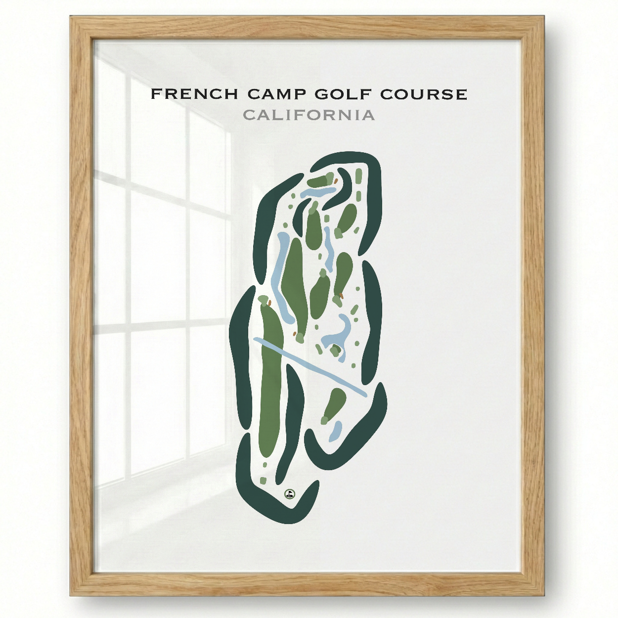 French Camp Golf Course, California - Printed Golf Courses