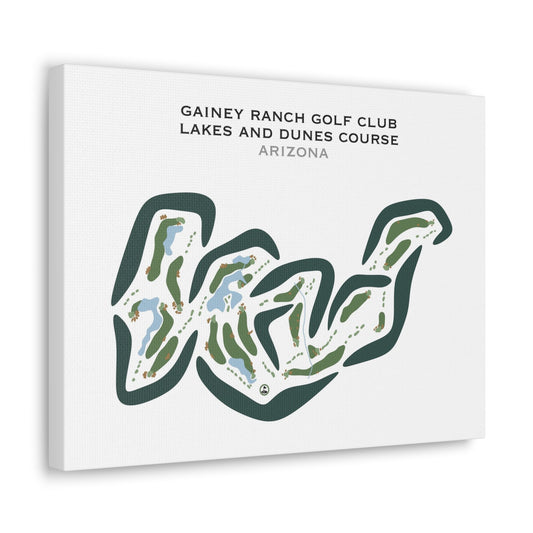 Gainey Ranch Golf Club, Arizona - Printed Golf Courses