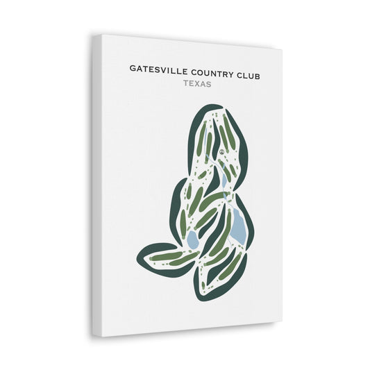 Gatesville Country Club, Texas - Printed Golf Courses
