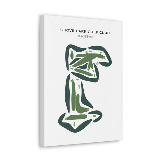 Grove Park Golf Club, Kansas - Printed Golf Courses