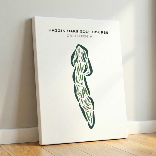 Haggin Oaks Golf Course, California - Printed Golf Courses