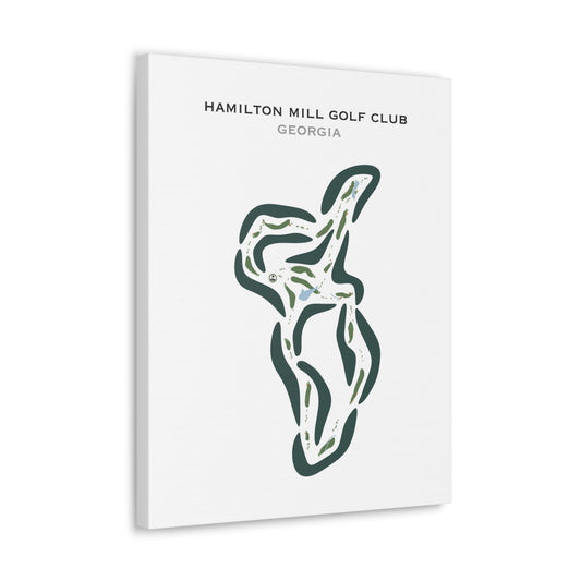 Hamilton Mill Golf Club, Georgia - Printed Golf Courses
