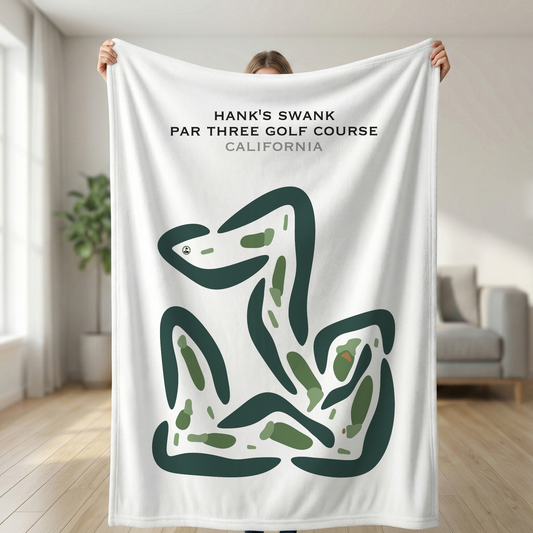 Hank's Swank Par Three Golf Course, California - Printed Golf Courses