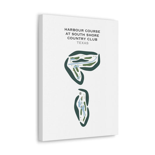 Harbour Course at South Shore Harbour Country Club, Texas - Printed Golf Courses