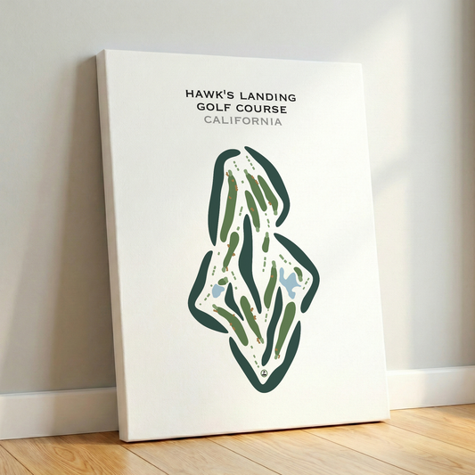 Hawk's Landing Golf Course, California - Printed Golf Courses