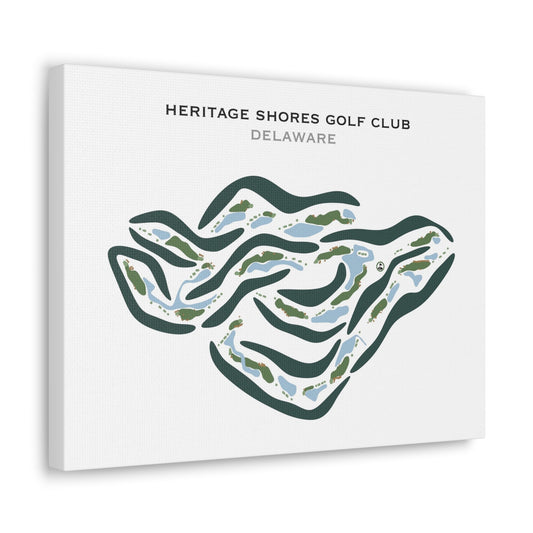 Heritage Shores Golf Club, Delaware - Printed Golf Courses