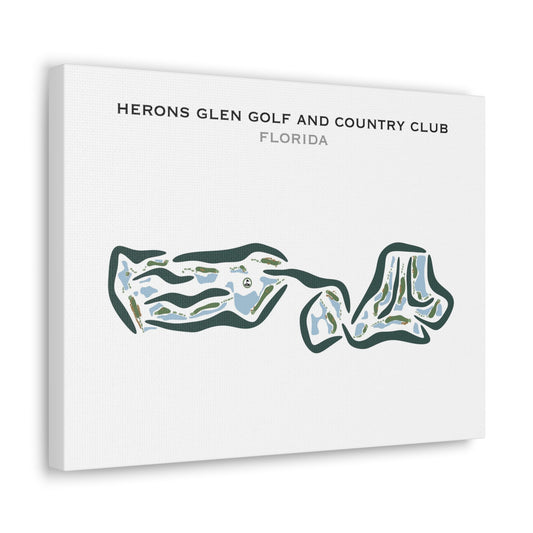 Herons Glen Golf & Country Club, Florida - Printed Golf Courses