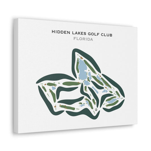 Hidden Lakes Golf Club, Florida - Printed Golf Courses
