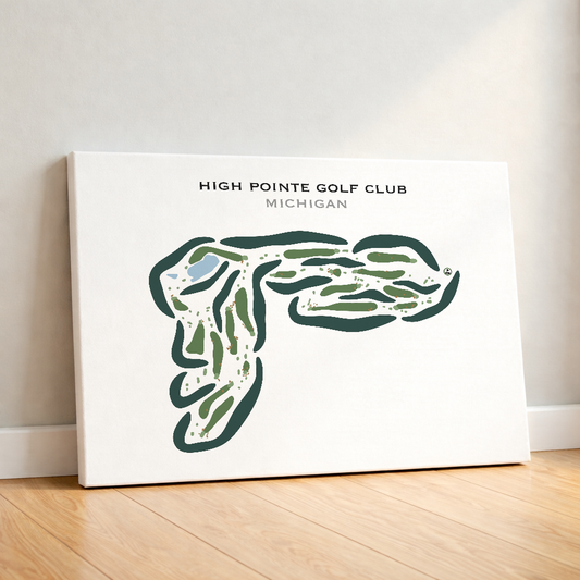 High Pointe Golf Club, Michigan - Printed Golf Courses