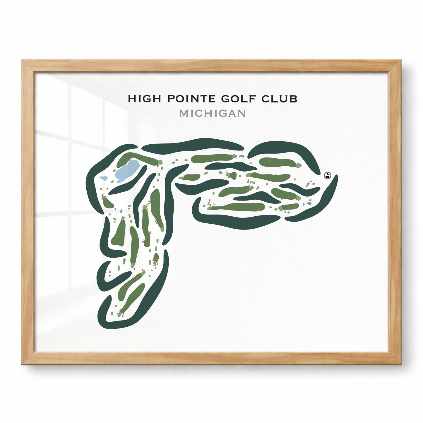 High Pointe Golf Club, Michigan - Printed Golf Courses