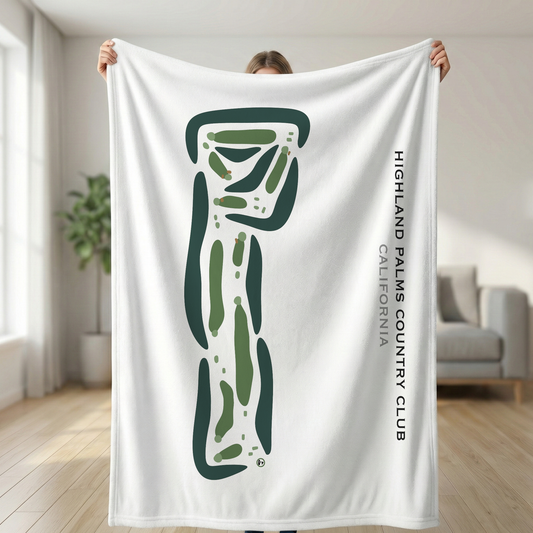 Highland Palms Country Club, California - Printed Golf Courses