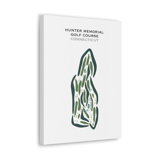 Hunter Memorial Golf Course, Connecticut - Printed Golf Courses