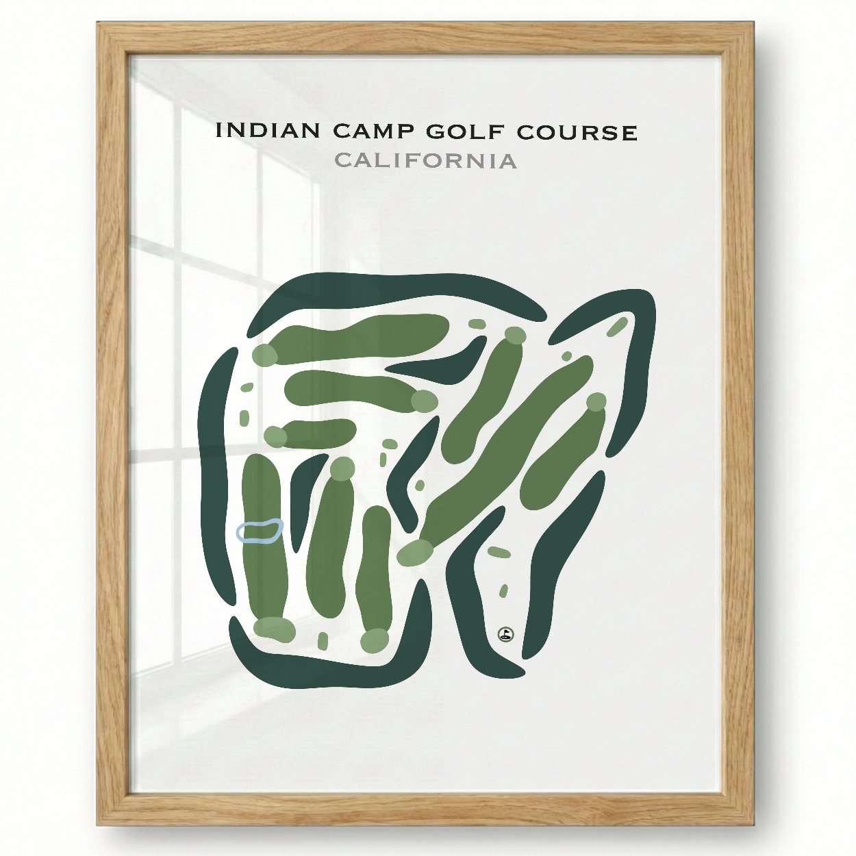 Indian Camp Golf Course, California - Printed Golf Courses