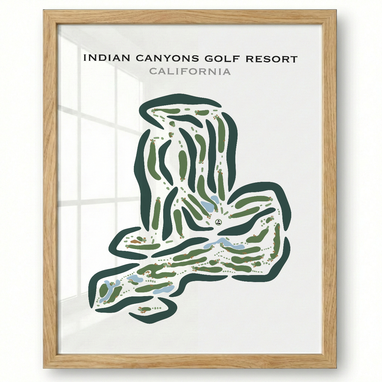 Indian Canyons Golf Resort, California - Printed Golf Courses