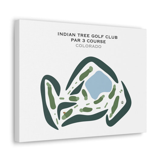 Indian Tree Golf Club - Par-3 Course, Colorado - Printed Golf Courses