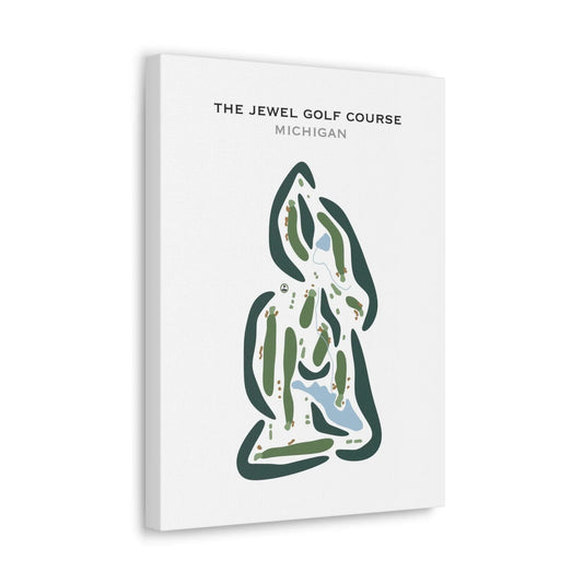 The Jewel Golf Course, Michigan - Printed Golf Courses