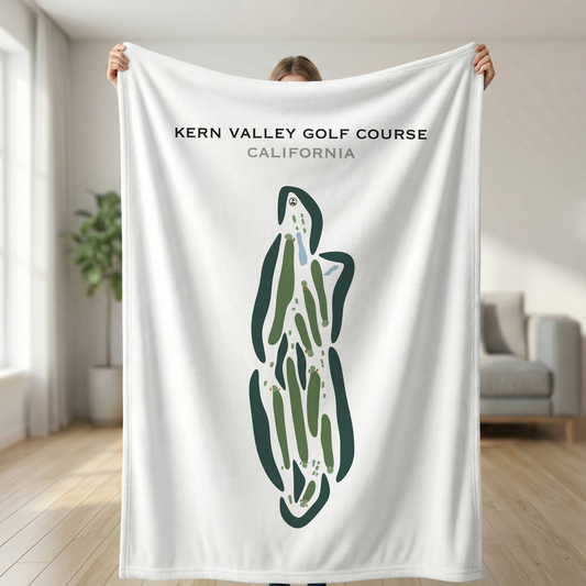 Kern Valley Golf Course, California - Printed Golf Courses