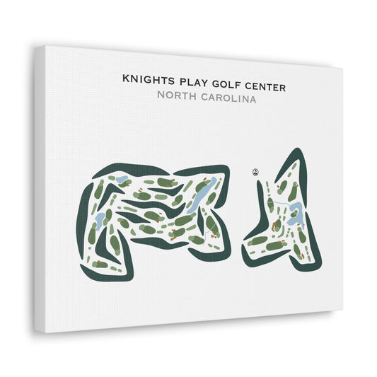 Knights Play Golf Center, North Carolina - Printed Golf Courses
