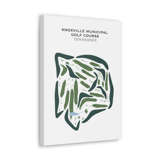 Knoxville Municipal Golf Course, Tennessee - Printed Golf Courses