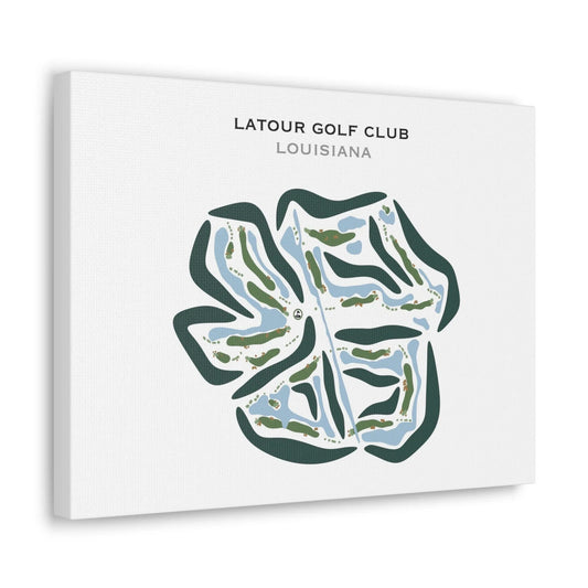 LaTour Golf Club, Louisiana - Printed Golf Courses