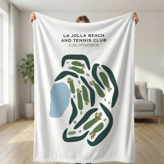 La Jolla Beach & Tennis Club, California - Printed Golf Courses