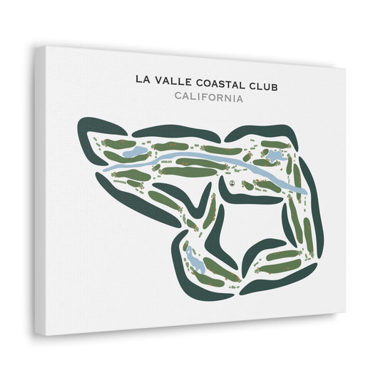 La Valle Coastal Club, California - Printed Golf Courses