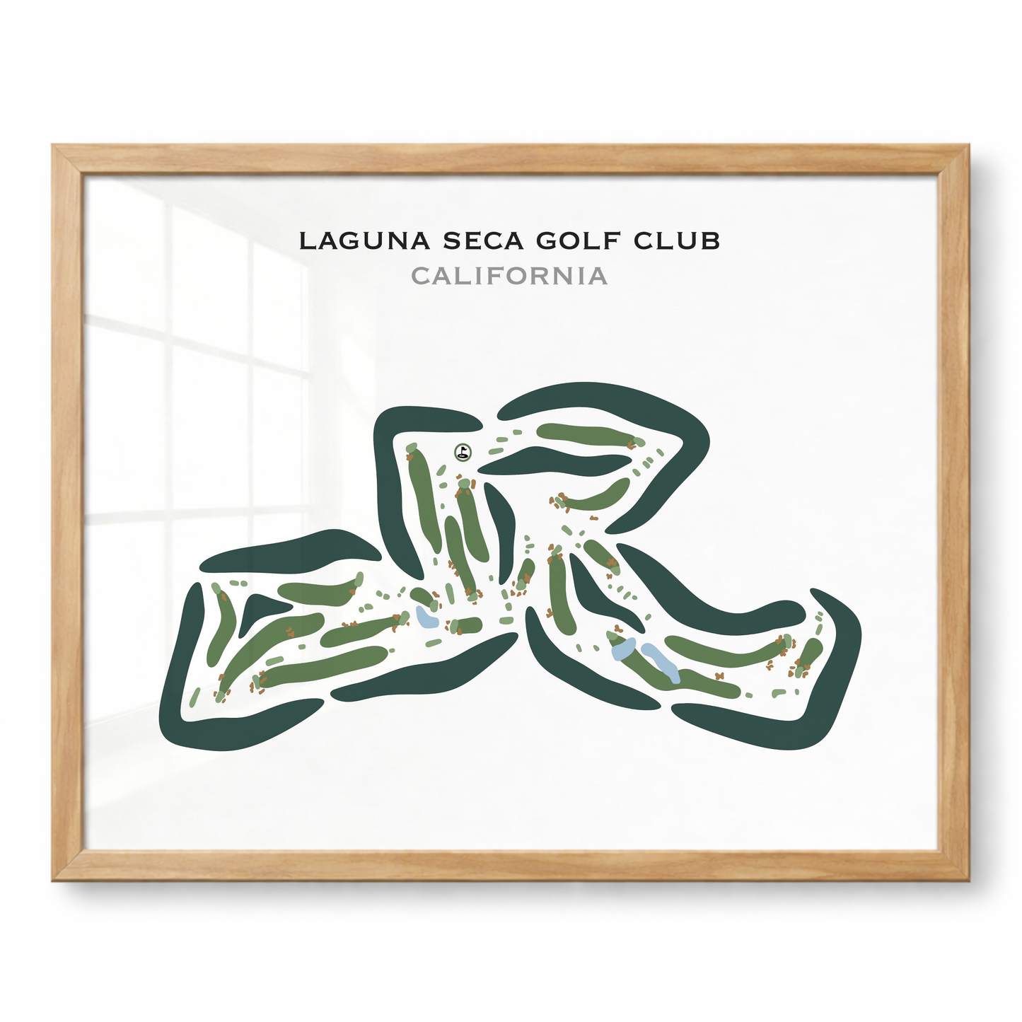 Laguna Seca Golf Club, California - Printed Golf Courses