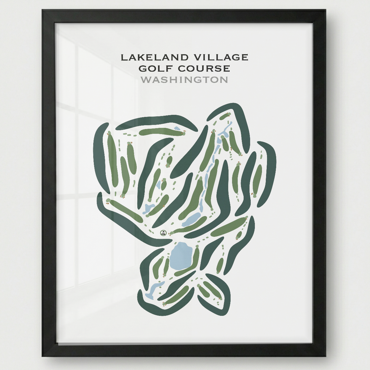Lakeland Village Golf Course, Washington - Printed Golf Courses