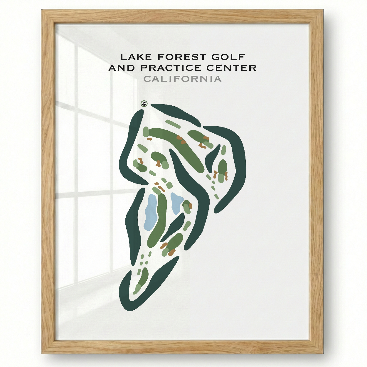 Lake Forest Golf & Practice Center, California - Printed Golf Courses