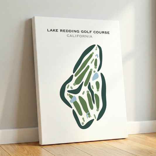 Lake Redding Golf Course, California - Printed Golf Courses