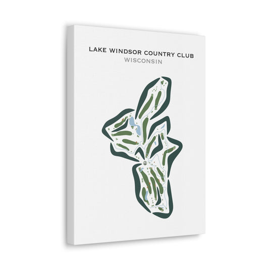 Lake Windsor Country Club, Wisconsin - Printed Golf Courses