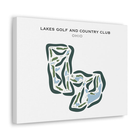 Lakes Golf & Country Club, Ohio - Printed Golf Courses