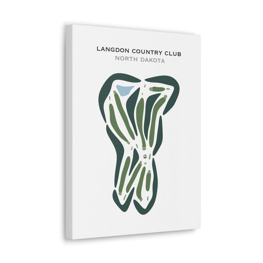 Langdon Country Club, North Dakota - Printed Golf Courses