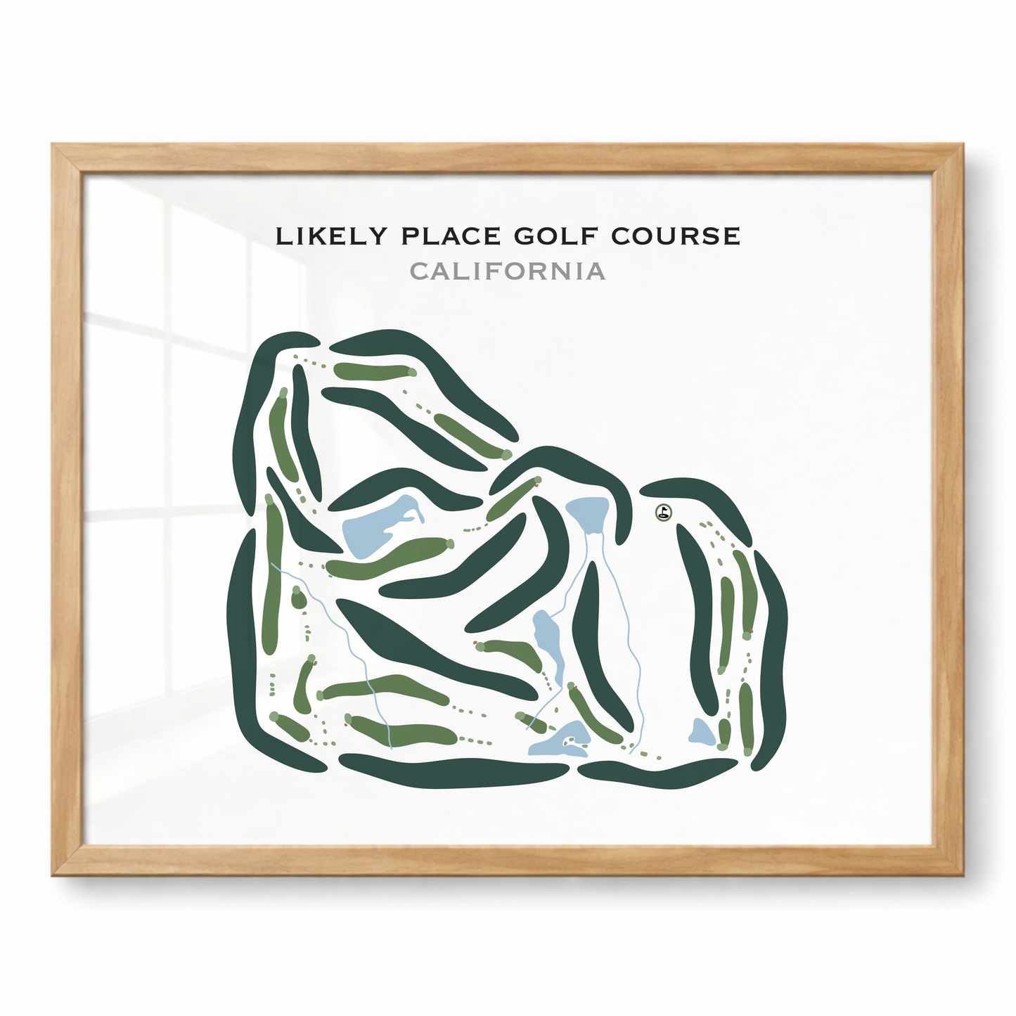 Likely Place RV & Golf, California - Printed Golf Courses