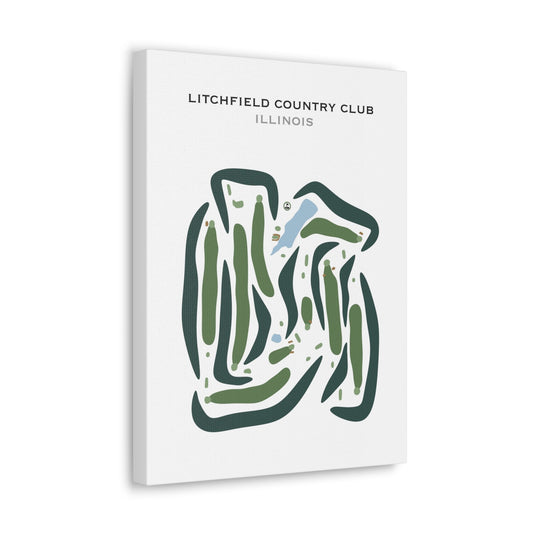 Litchfield Country Club, Illinois - Printed Golf Courses