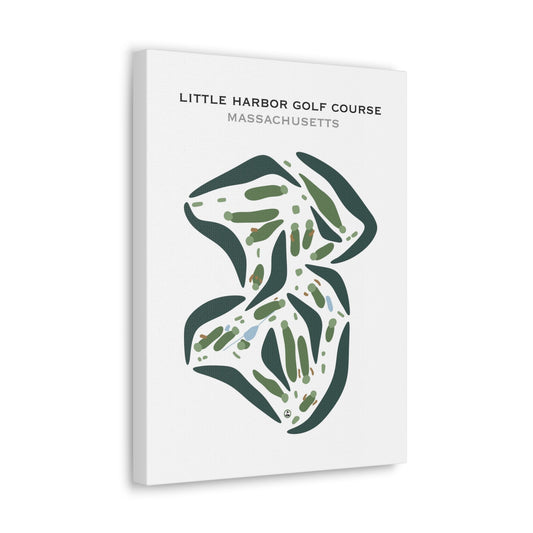 Little Harbor Golf Course, Massachusetts - Printed Golf Courses