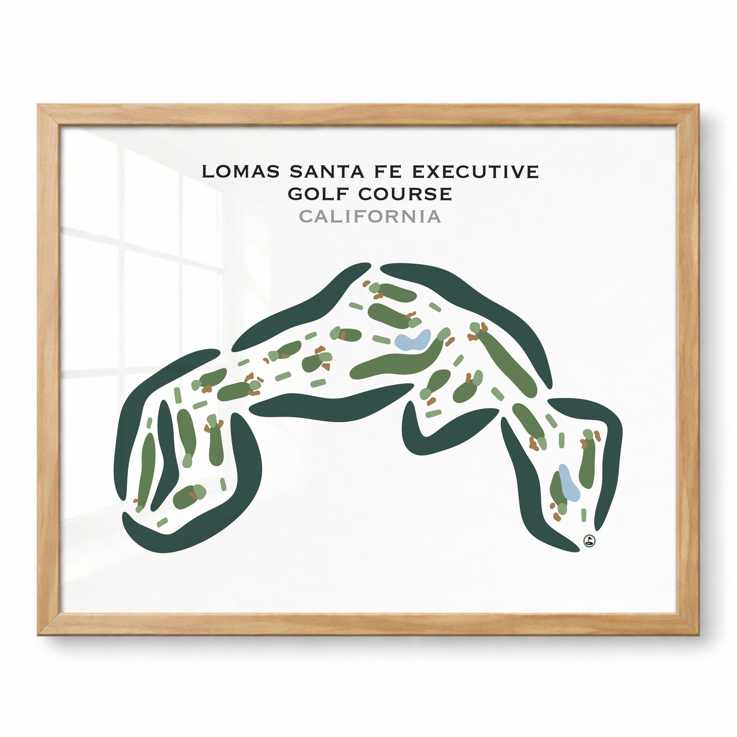 Lomas Santa Fe Executive Golf Course, California - Printed Golf Courses